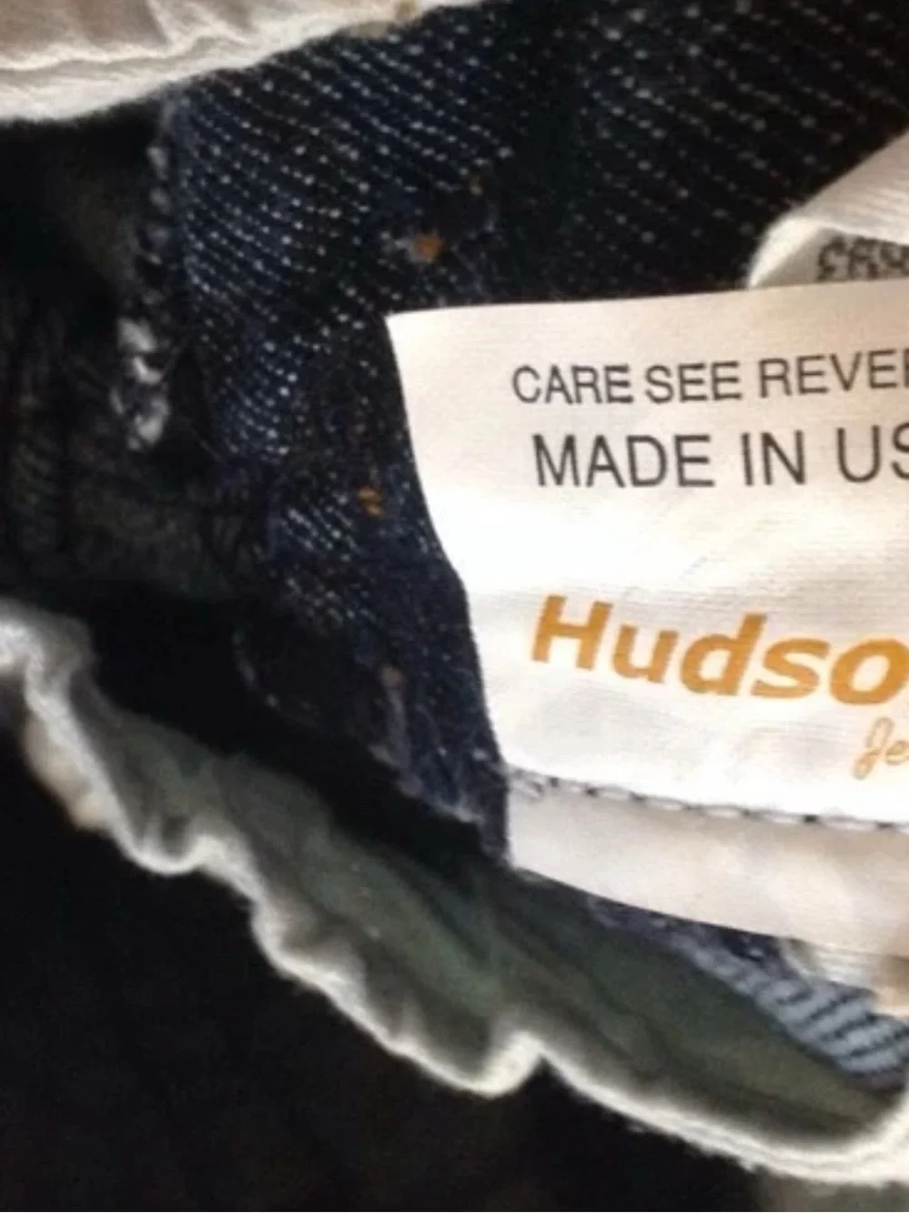 Hud Son Hudson flare womens denim jeans size 29x35 #11 made in USA - Picture 10 of 10